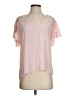 Ramy Brook Pink Short Sleeve Blouse Size S - photo 1
