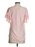 Ramy Brook Pink Short Sleeve Blouse Size S - photo 2