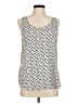 Faded Glory Silver Sleeveless Top Size M - photo 1