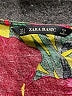 Zara Basic Tropical Yellow Cocktail Dress Size S - photo 4