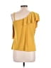 Cupio Yellow Sleeveless Blouse Size L - photo 2