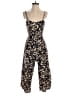 J Gee Animal Print Black Jumpsuit Size XS - photo 1