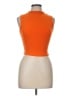 Zara Orange Sleeveless Turtleneck Size M - photo 1
