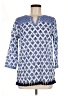 Talbots Blue 3/4 Sleeve Blouse Size M - photo 1