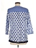 Talbots Blue 3/4 Sleeve Blouse Size M - photo 2