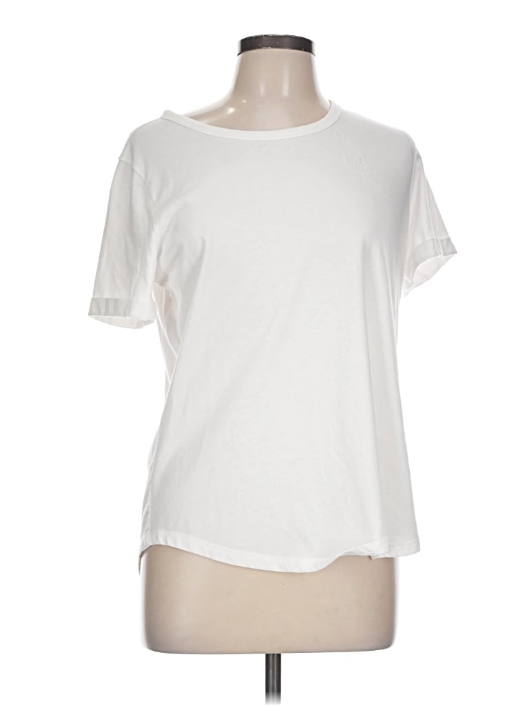 Pre-owned Market & Spruce Short Sleeve T-shirt In Ivory