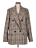 By Together Plaid Gray Tan Blazer Size M - photo 1