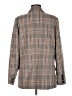 By Together Plaid Gray Tan Blazer Size M - photo 2
