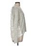 Generation Love 100% Linen Gray Long Sleeve Top Size M - photo 4