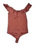 Express Solid Burgundy Bodysuit Size S - photo 1