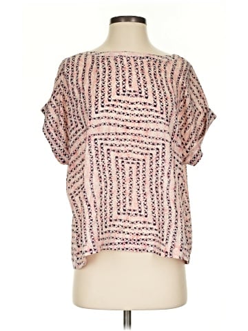 Sundance Short Sleeve Silk Top (view 1)