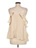Easel 100% Viscose Ivory Sleeveless Blouse Size M - photo 2
