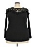 Time and Tru Black Long Sleeve Blouse Size 22 - photo 1