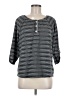 Adrienne Vittadini Gray 3/4 Sleeve Blouse Size M - photo 1
