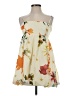 Unbranded 100% Polyester Floral Ivory Casual Dress Size S - photo 1