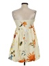 Unbranded 100% Polyester Floral Ivory Casual Dress Size S - photo 2
