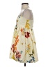 Unbranded 100% Polyester Floral Ivory Casual Dress Size S - photo 5