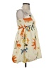 Unbranded 100% Polyester Floral Ivory Casual Dress Size S - photo 4