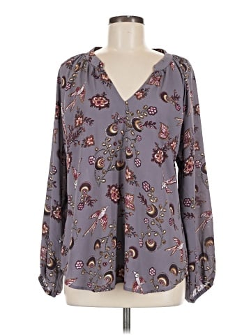 Soho JEANS NEW YORK & COMPANY Long Sleeve Blouse (view 1)