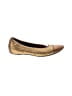 Donald J Pliner Gold Flats Size 7 1/2 - photo 1