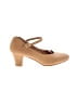 Theatrical Tan Heels Size 6 1/2 - photo 1