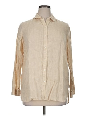 J. McLaughlin Long Sleeve Button-Down Shirt (view 1)