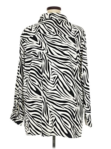 Susan Graver Long Sleeve Blouse (view 2)
