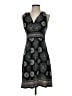 Max Studio Paisley Black Casual Dress Size S - photo 1