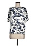 St. John Ivory Short Sleeve Blouse Size M - photo 1