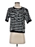 J.Crew 100% Cotton Silver Short Sleeve Top Size S - photo 1