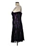 JS Collections 100% Polyester Purple Cocktail Dress Size 10 - photo 5
