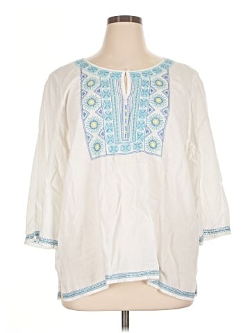 J.Jill 3/4 Sleeve Blouse (view 1)