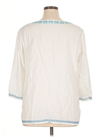 J.Jill 3/4 Sleeve Blouse (view 2)
