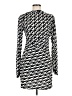 Twentyfourseven Graphic Silver Casual Dress Size M - photo 1