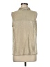 Ann Taylor 100% Polyester Metallic Gold Sleeveless Blouse Size M - photo 1
