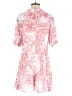 Poupette St. Barth Paisley Pink Romper Size M - photo 2