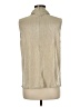 Ann Taylor 100% Polyester Metallic Gold Sleeveless Blouse Size M - photo 2