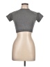 Unbranded Gray Short Sleeve Top Size L - photo 1