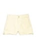 Zara Solid Yellow Khaki Shorts Size 6 - photo 1