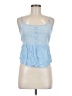 Mine 100% Rayon Blue Tank Top Size M - photo 1