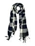 Plush Checkered-gingham Blue Scarf One size - photo 1
