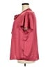 Torrid Burgundy Short Sleeve Blouse Size 2X Plus (2) - photo 5