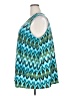 Catherines 100% Polyester Teal Sleeveless Blouse Size 3X - photo 5