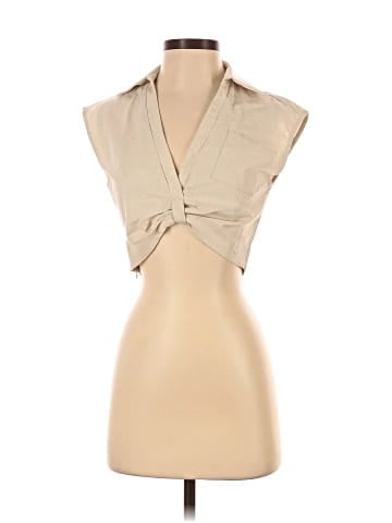 Cider Sleeveless Button-Down Shirt (view 1)