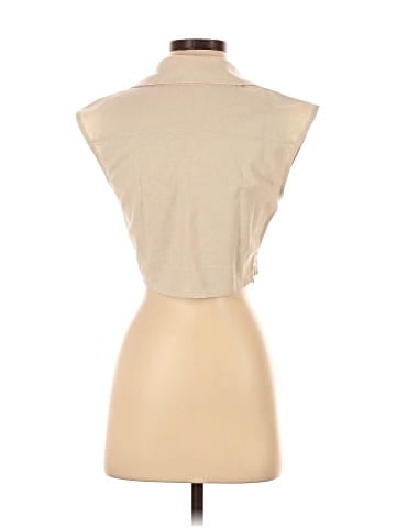 Cider Sleeveless Button-Down Shirt (view 2)