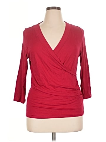 Lauren by Ralph Lauren 3/4 Sleeve T-Shirt (view 1)