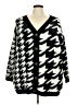 Vero Moda Houndstooth Black Cardigan Size 3X - photo 1