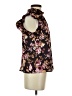 Express 100% Polyester Floral Black Sleeveless Blouse Size XS - photo 4