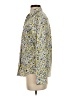 Lands' End 100% Baumwolle Print Yellow Long Sleeve Button-Down Shirt Size 2 - photo 5