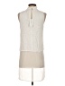BCBGeneration 100% Rayon Ivory Sleeveless Button-Down Shirt Size XS - photo 2